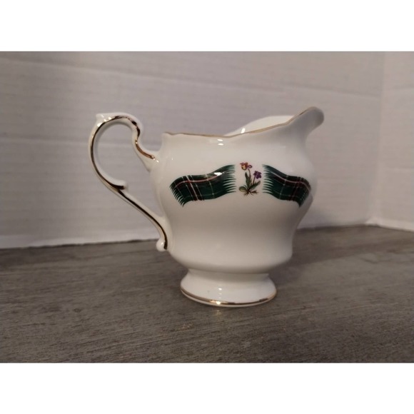 Royal Adderley New Foundland Tartan Creamer - Picture 3 of 9